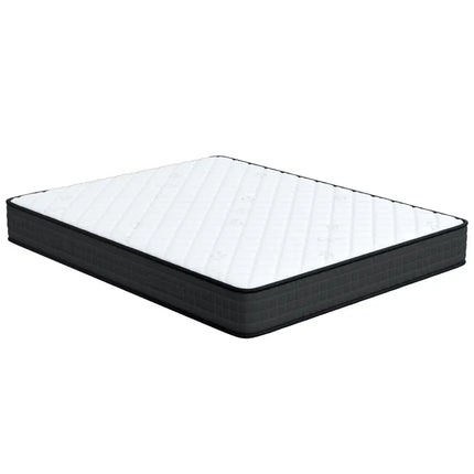 8 Inch Breathable Memory Foam Bed Mattress Medium Firm for Pressure Relieve-Queen Size - White - Mattresses