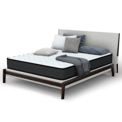 8 Inch Breathable Memory Foam Bed Mattress Medium Firm for Pressure Relieve-Queen Size - White - Mattresses
