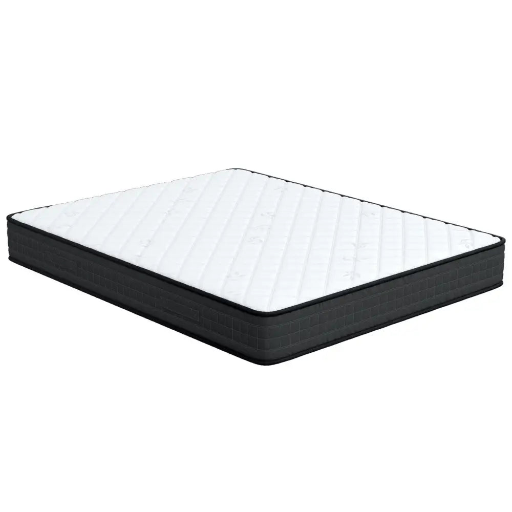 8 Inch Breathable Memory Foam Bed Mattress Medium Firm for Pressure Relieve-Queen Size - White - Mattresses