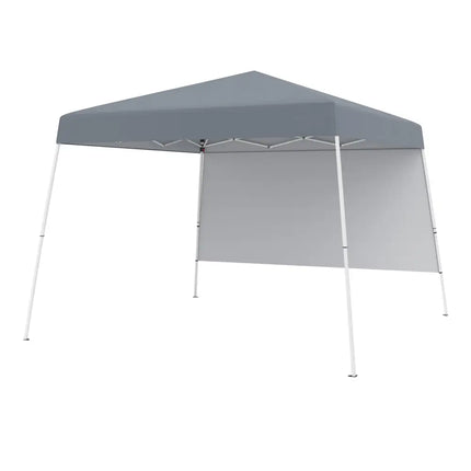 8 X 8 Feet Pop up Canopy Tent with 1 Sidewall and Portable Backpack-Gray - Gray - Canopies
