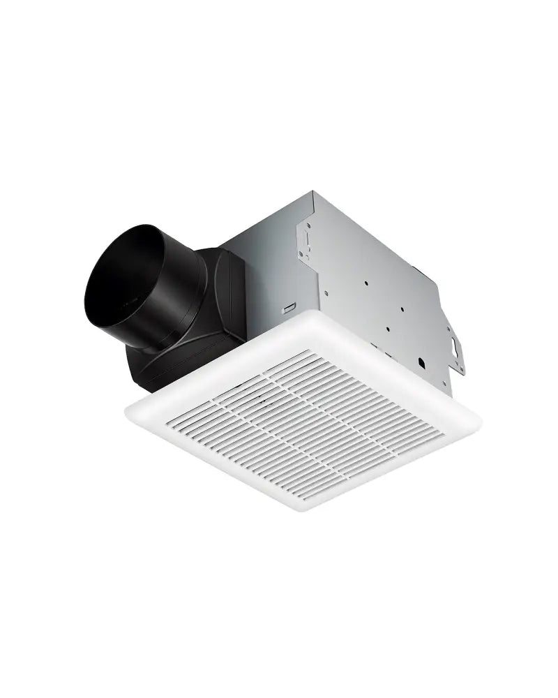 80 CFM Bathroom Exhaust Fan with Metal Housing and 4 Inches Duct - White - Ventilation Fans