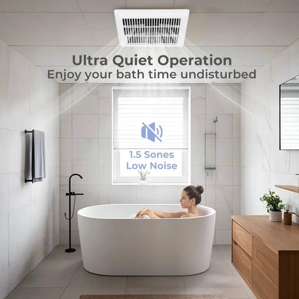 80 CFM Ceiling Mount Bathroom Exhaust Fan with Metal Housing and 4 Inches Duct Costway