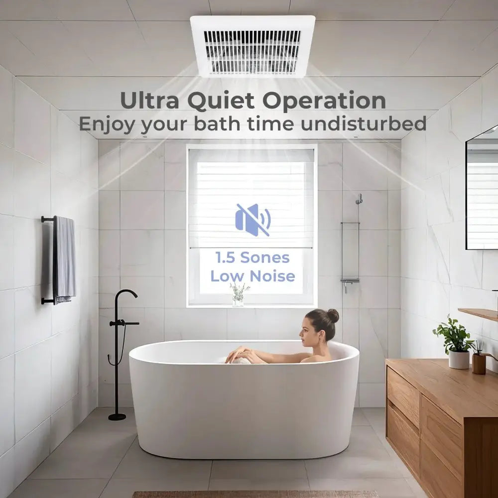 80 CFM Ceiling Mount Bathroom Exhaust Fan with Metal Housing and 4 Inches Duct Costway