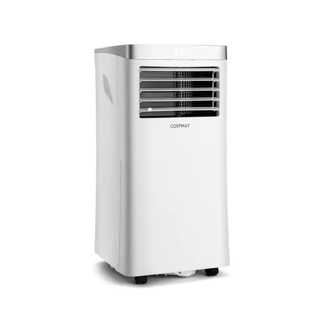 8000 BTU 3-in-1 Portable Air Conditioner with Remote Control-White - White - Portable Air Conditioners