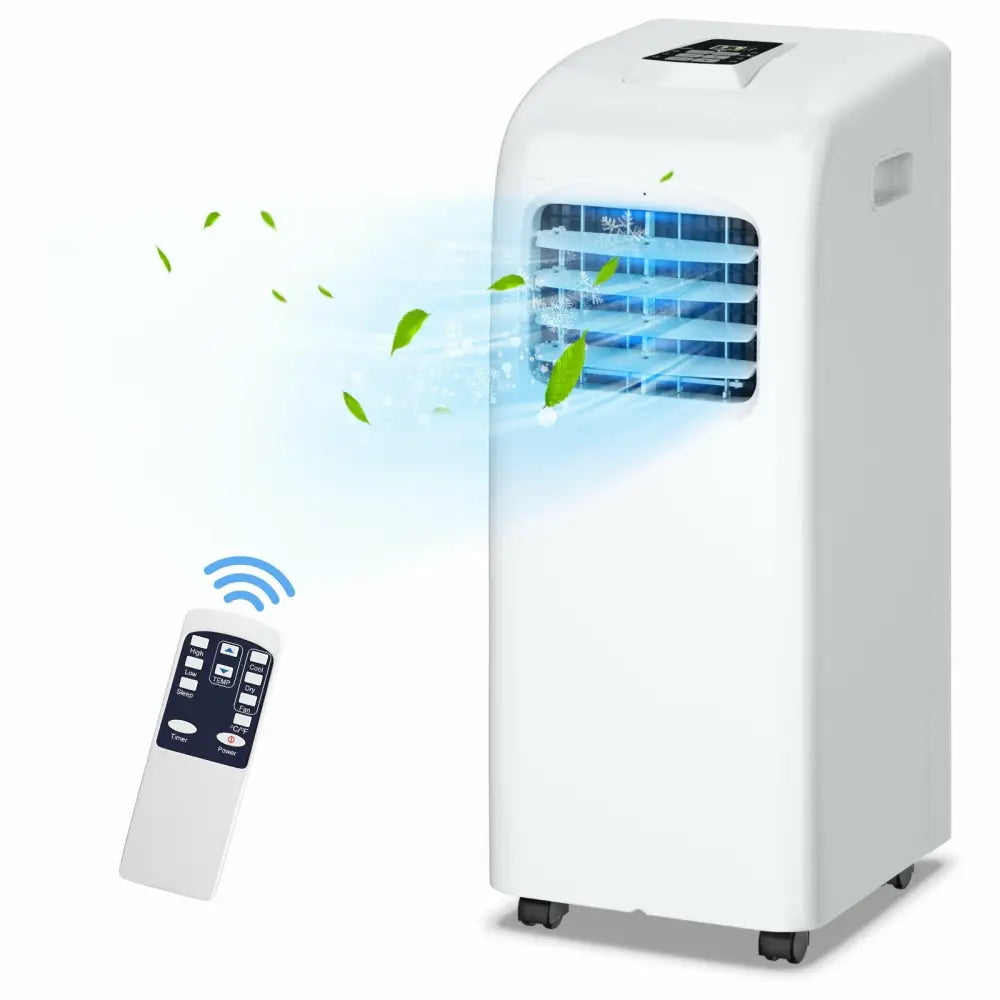 8000 BTU(Ashrae) Portable Air Conditioner with Dehumidifier Function - Portable Air Conditioners