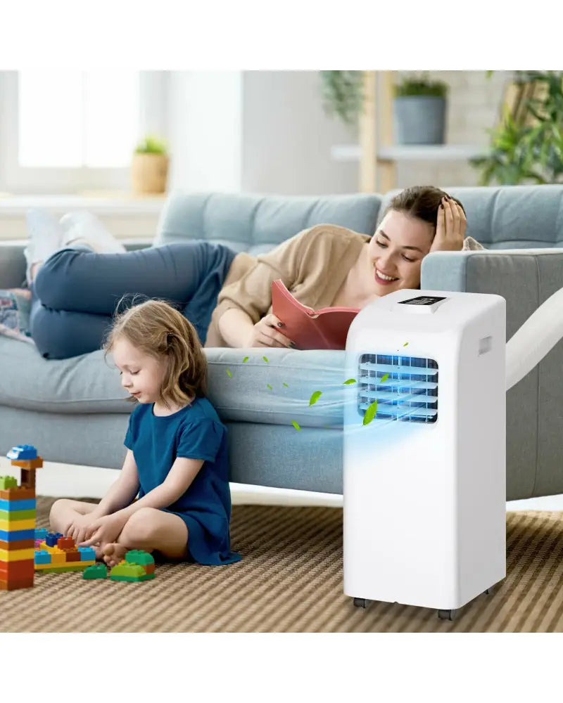 8000 BTU(Ashrae) Portable Air Conditioner with Dehumidifier Function - Portable Air Conditioners