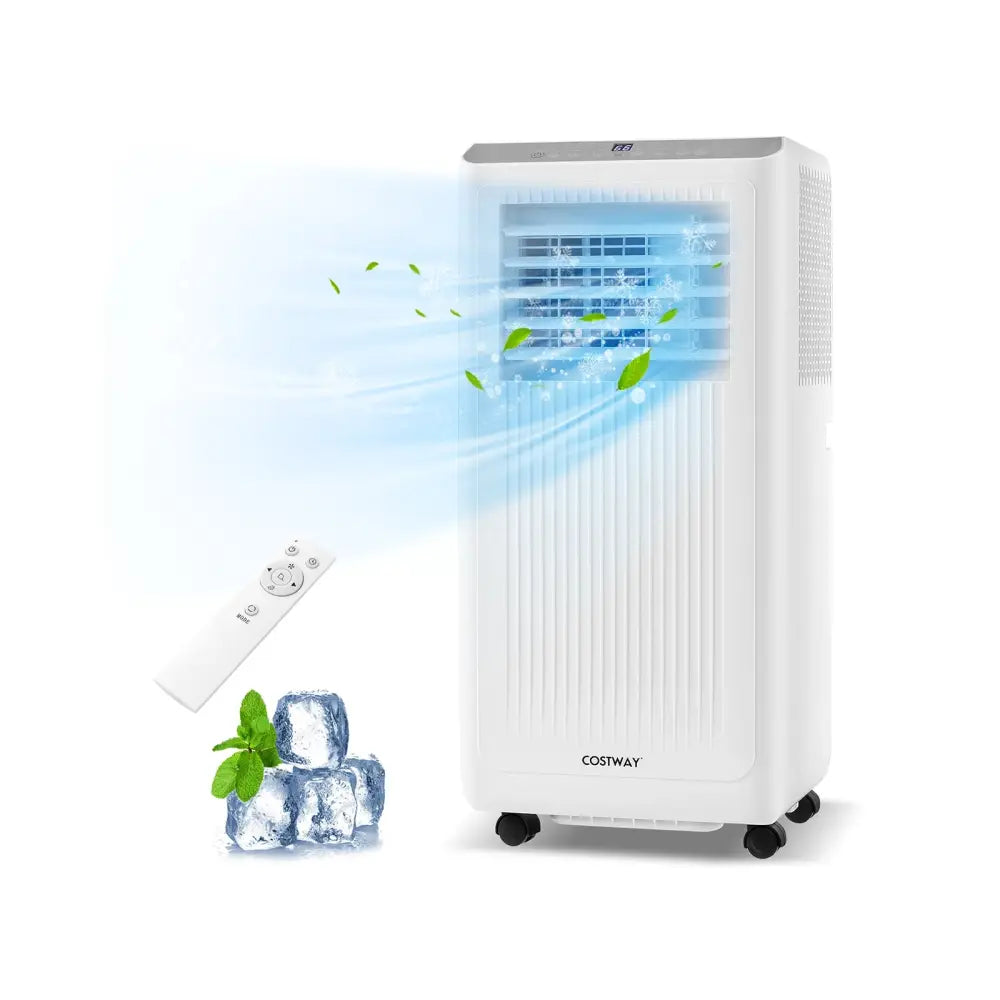 8000 BTU Portable Air Conditioner 3 in 1 AC Unit Fan and Dehumidifier - White - Portable Air Conditioners