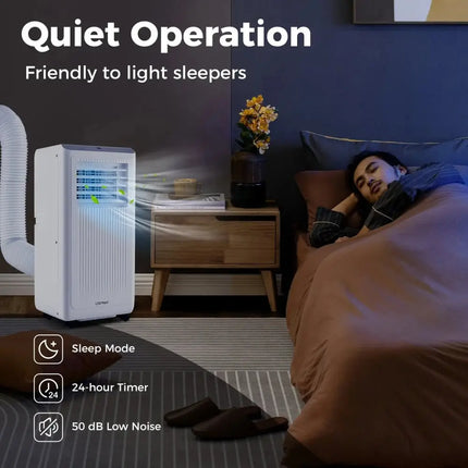 8000 BTU Portable Air Conditioner 3 in 1 AC Unit Fan and Dehumidifier Costway