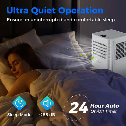 8000 BTU Portable Air Conditioner 3 in 1 AC Unit with Fan and Dehumidifier Costway