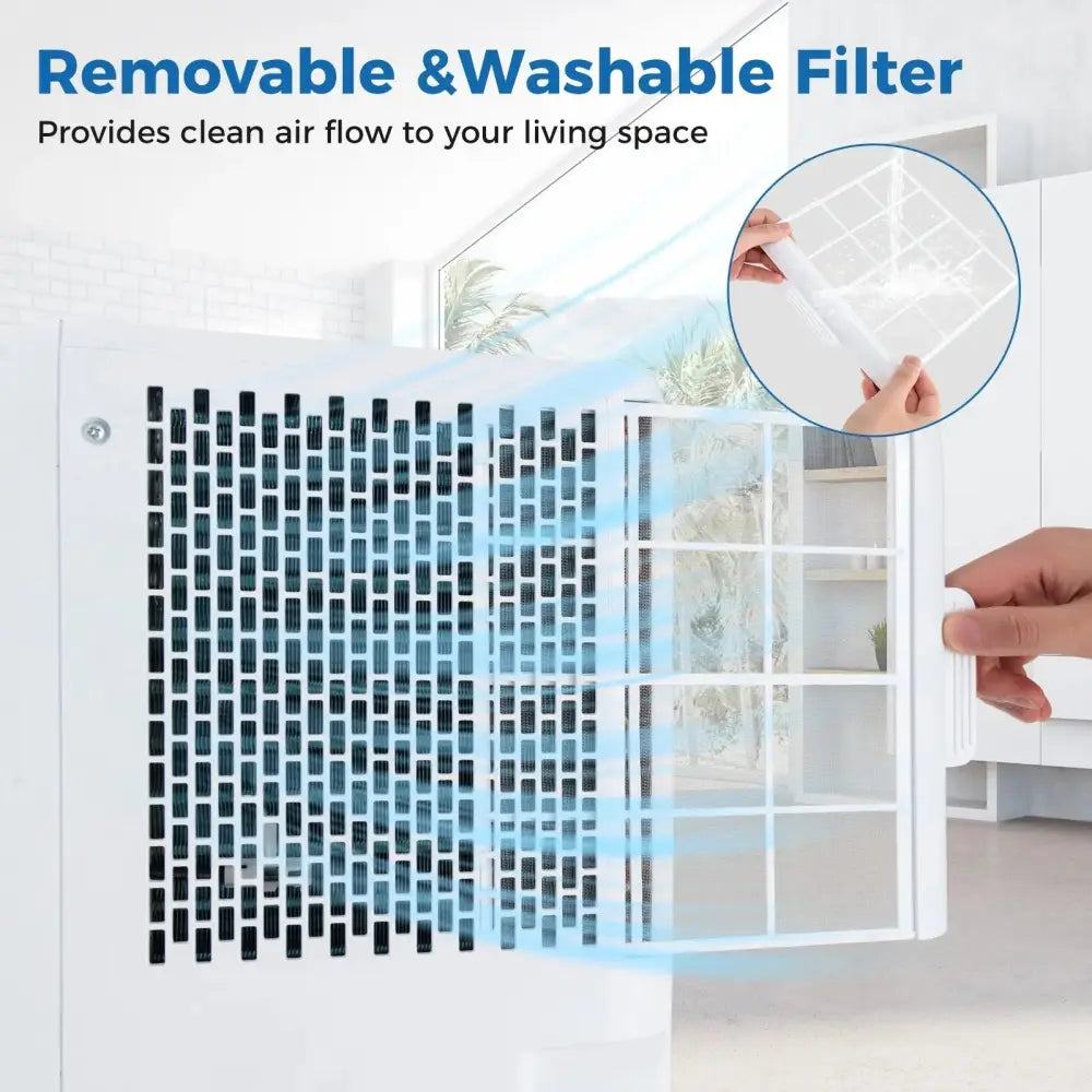 8000 BTU Portable Air Conditioner 3 in 1 Floor AC Unit with Fan and Dehumidifier Costway
