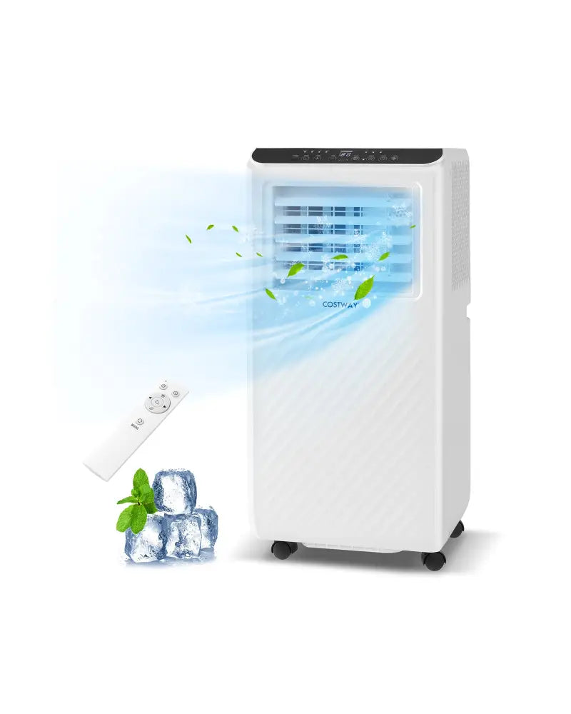 8000 BTU Portable Air Conditioner 3 in 1 Floor AC Unit with Fan and Dehumidifier - White - Portable Air Conditioners