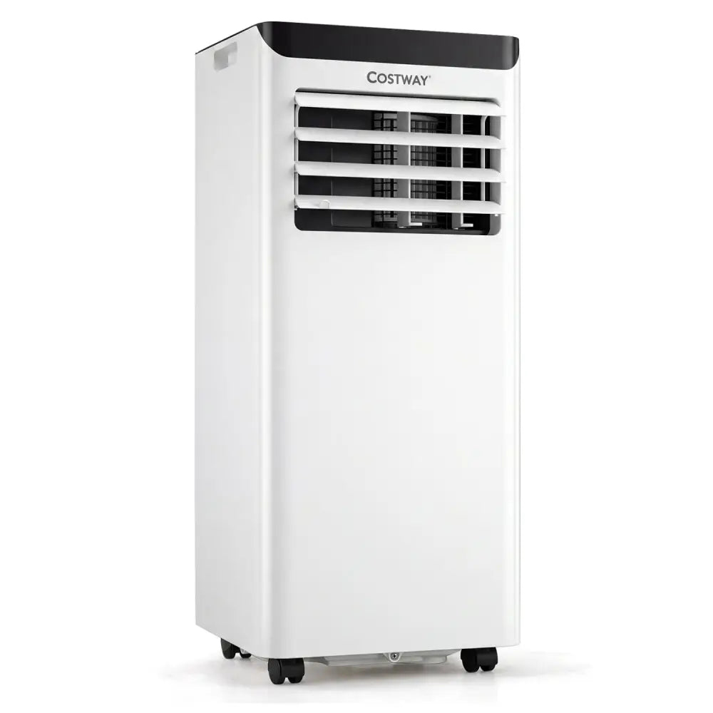 8000 BTU Portable Air Conditioner Cools with Dehumidifier and 24H Timer-Black - Black - Portable Air Conditioners