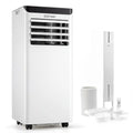 8000 BTU Portable Air Conditioner Cools with Dehumidifier and 24H Timer-Black - Black - Portable Air Conditioners