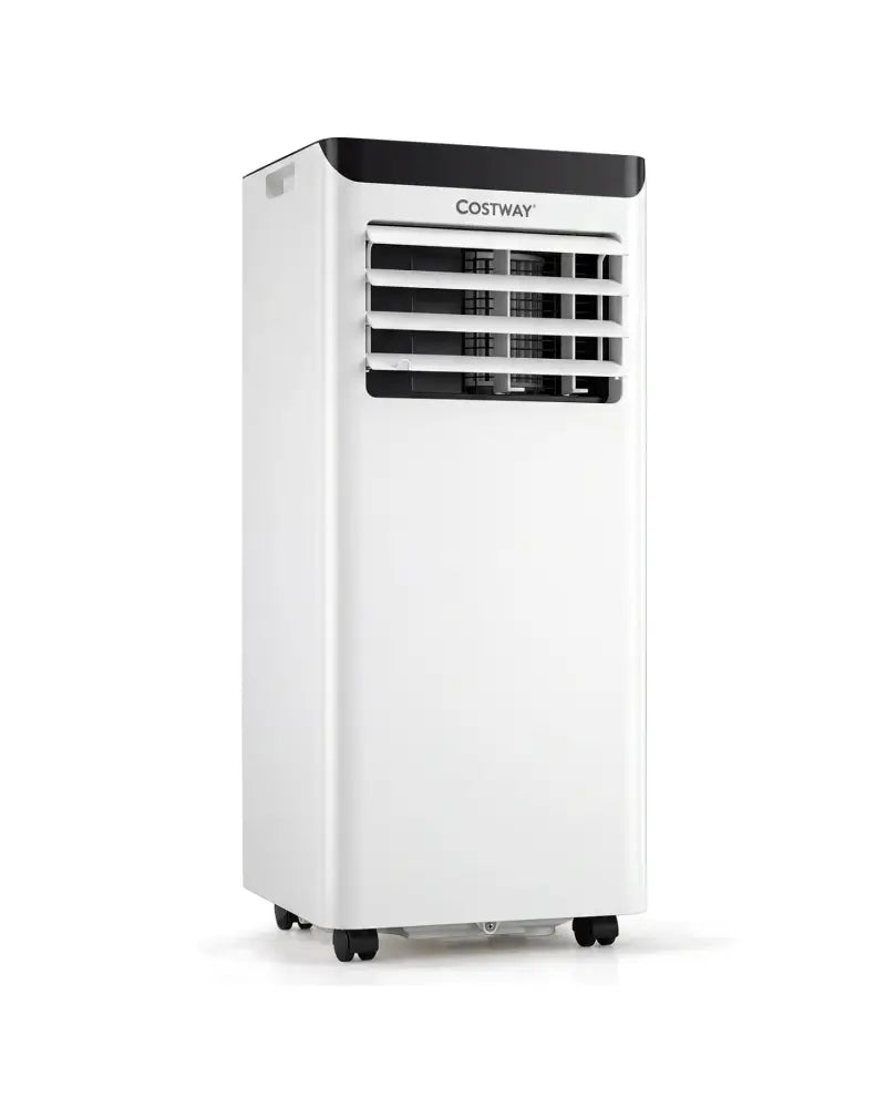 8000 BTU Portable Air Conditioner Cools with Dehumidifier and 24H Timer-Black - Black - Portable Air Conditioners