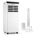 8000 BTU Portable Air Conditioner Cools with Dehumidifier and 24H Timer-Black - Black - Portable Air Conditioners