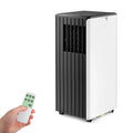 8000 BTU Portable Air Conditioner with Cool Humidifier and Sleep Mode-Black & White Costway