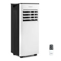 8000 BTU Portable Air Conditioner with Fan and Dehumidifier and LED Display - Black & White - Portable Air Conditioners