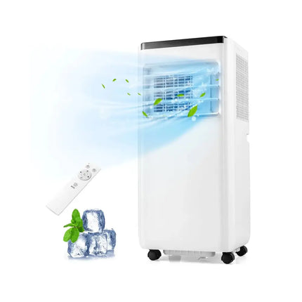 8000 BTU Portable Air Conditioner with Remote Control Cools up to 250 Sq.Ft Costway