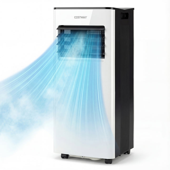 8000 BTU Portable Air Conditioner with Fan and Dehumidifier and LED Display