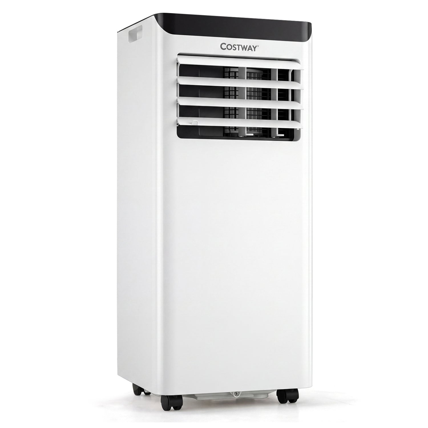 8000 BTU Portable Air Conditioner Cools with Dehumidifier and 24H Timer-Black