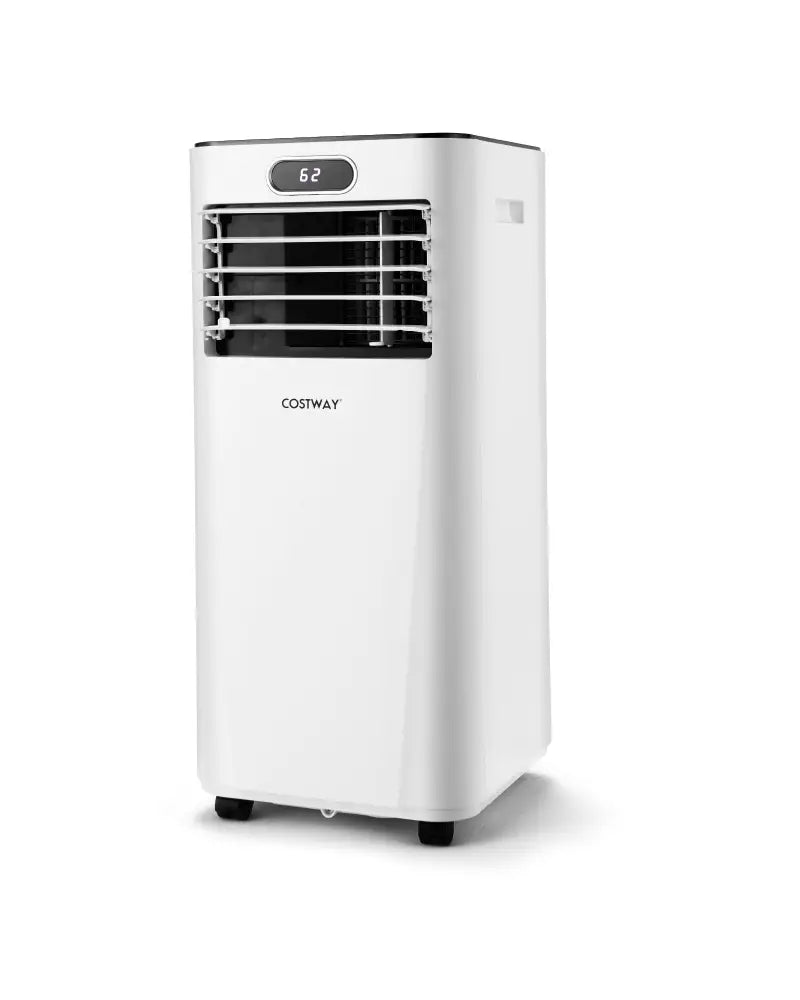 8000BTU 3-in-1 Portable Air Conditioner with Remote Control-White - White - Portable Air Conditioners
