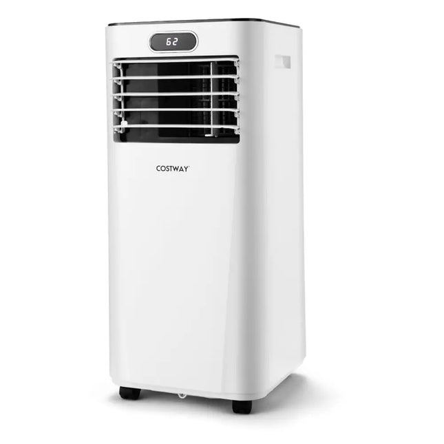 8000BTU 3-in-1 Portable Air Conditioner with Remote Control-White - White - Portable Air Conditioners