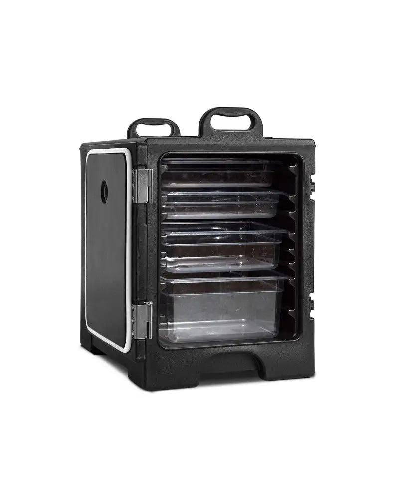 81 Quart Capacity End-loading Insulated Food Pan Carrier-Black - Black - Food Warmers & Burners