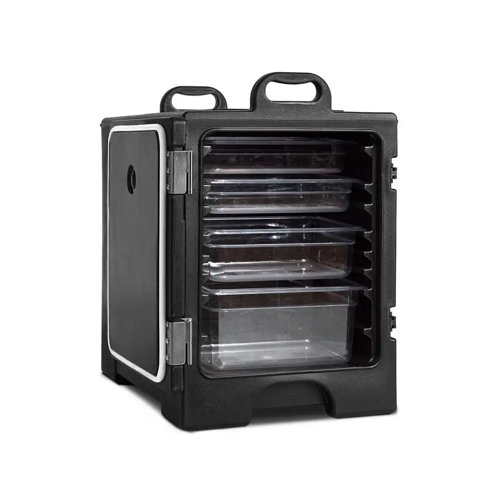 81 Quart Capacity End-loading Insulated Food Pan Carrier-Black - Black - Food Warmers & Burners