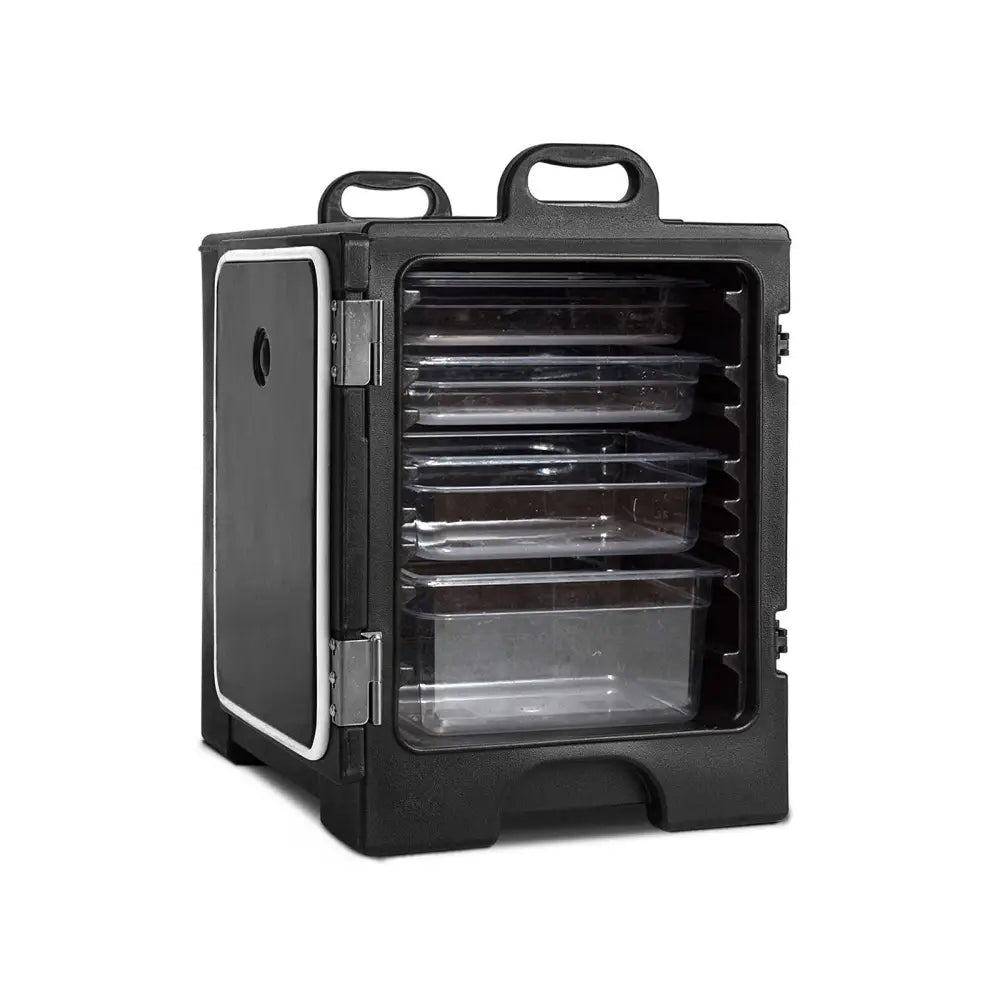 81 Quart Capacity End-loading Insulated Food Pan Carrier-Black - Black - Food Warmers & Burners