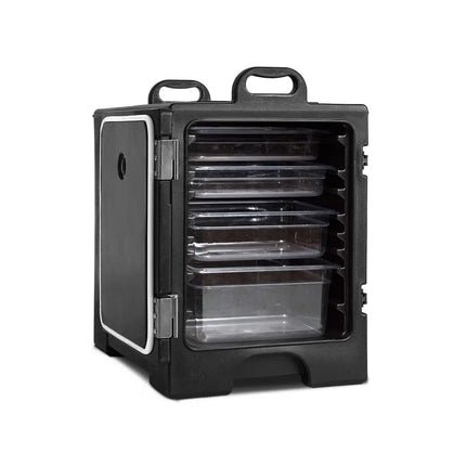 81 Quart Capacity End-loading Insulated Food Pan Carrier-Black - Black - Food Warmers & Burners