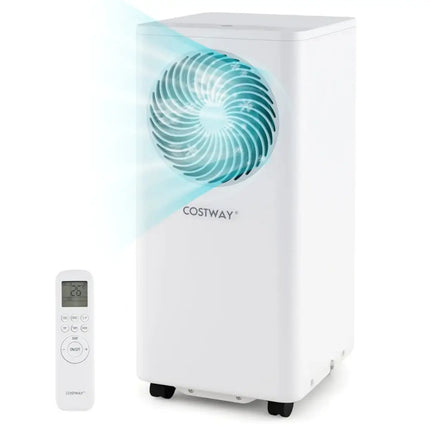 8200/10000 BTU Portable Air Conditioner 3-in-1 Stand up AC Unit with Dehumidifier-10000 BTU Costway