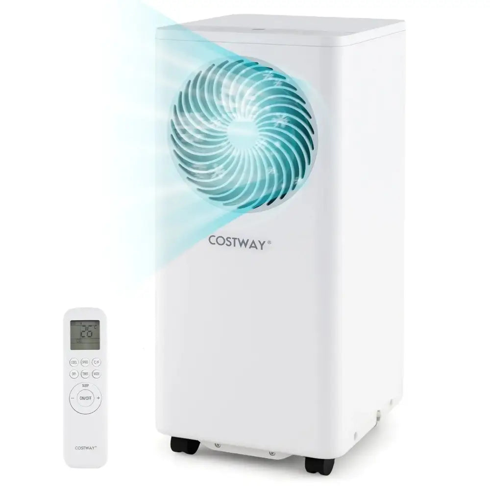 8200/10000 BTU Portable Air Conditioner 3-in-1 Stand up AC Unit with Dehumidifier-8200 BTU Costway