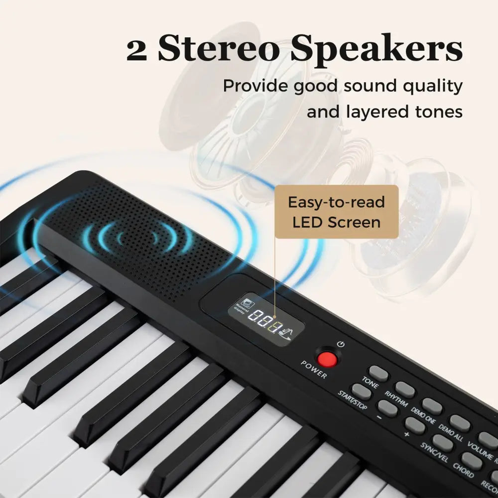 88 Key Foldable Piano Keyboard Portable Semi Weighted Electric Piano-Black - Black - Pianos & Keyboards