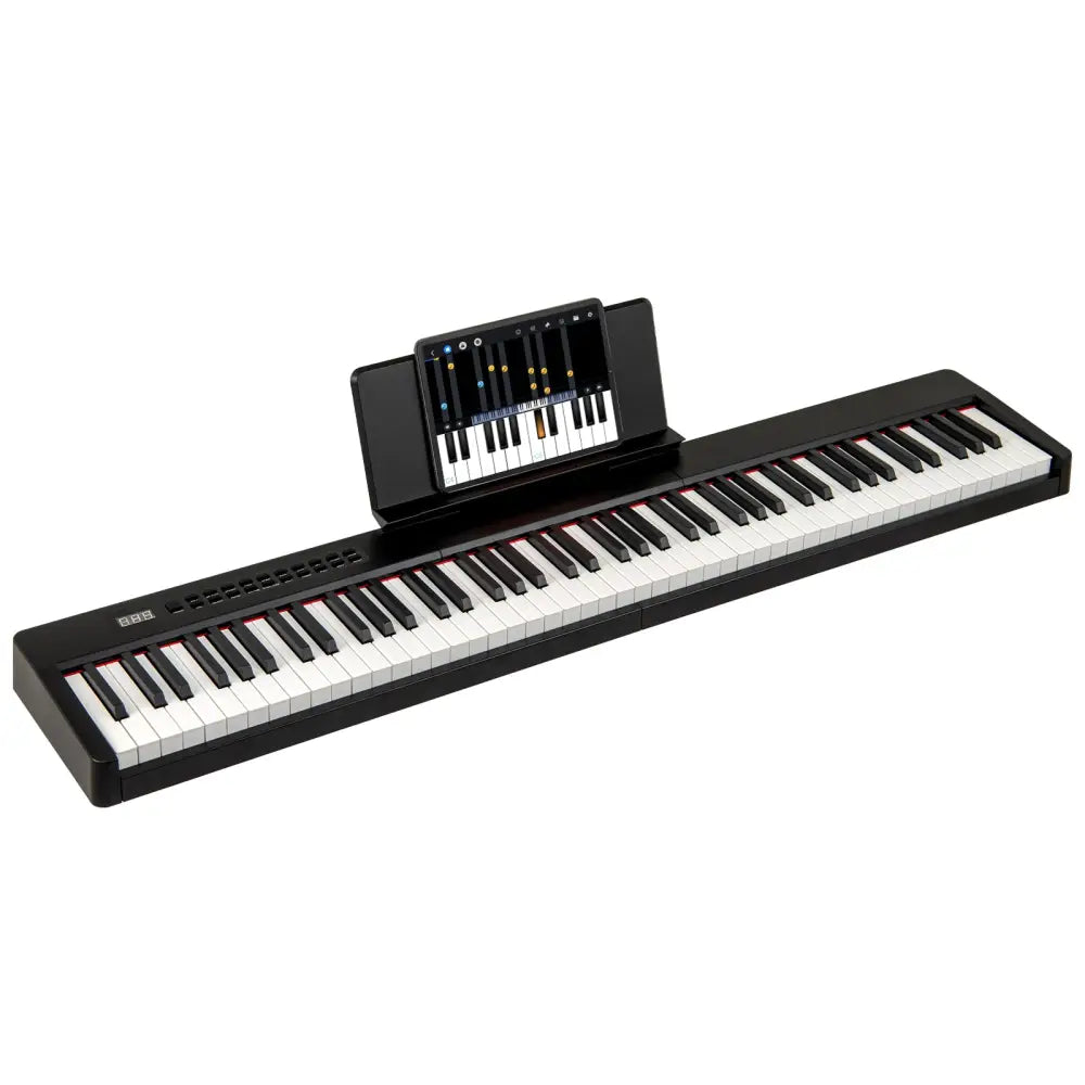 88 Keys Velocity-Sensitive Piano Keyboard with French DREAM Audio Source-Black - Black - Pianos & Keyboards