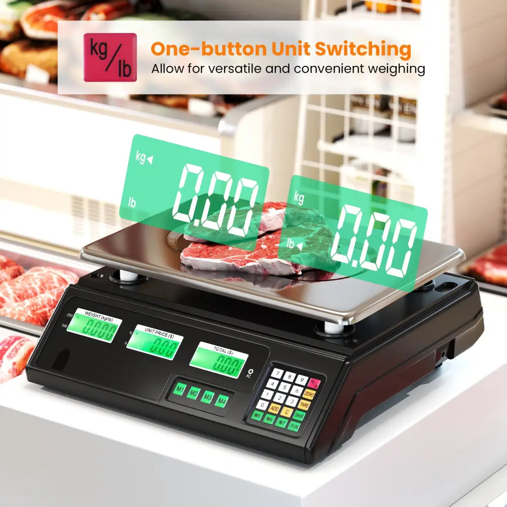 88lb Price Computing Scale Digital Commercial Food Scale with Counting Function - Kitchen Tools