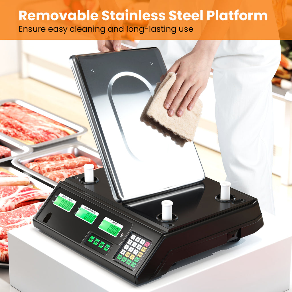 88lb Price Computing Scale Digital Commercial Food Scale with Counting Function