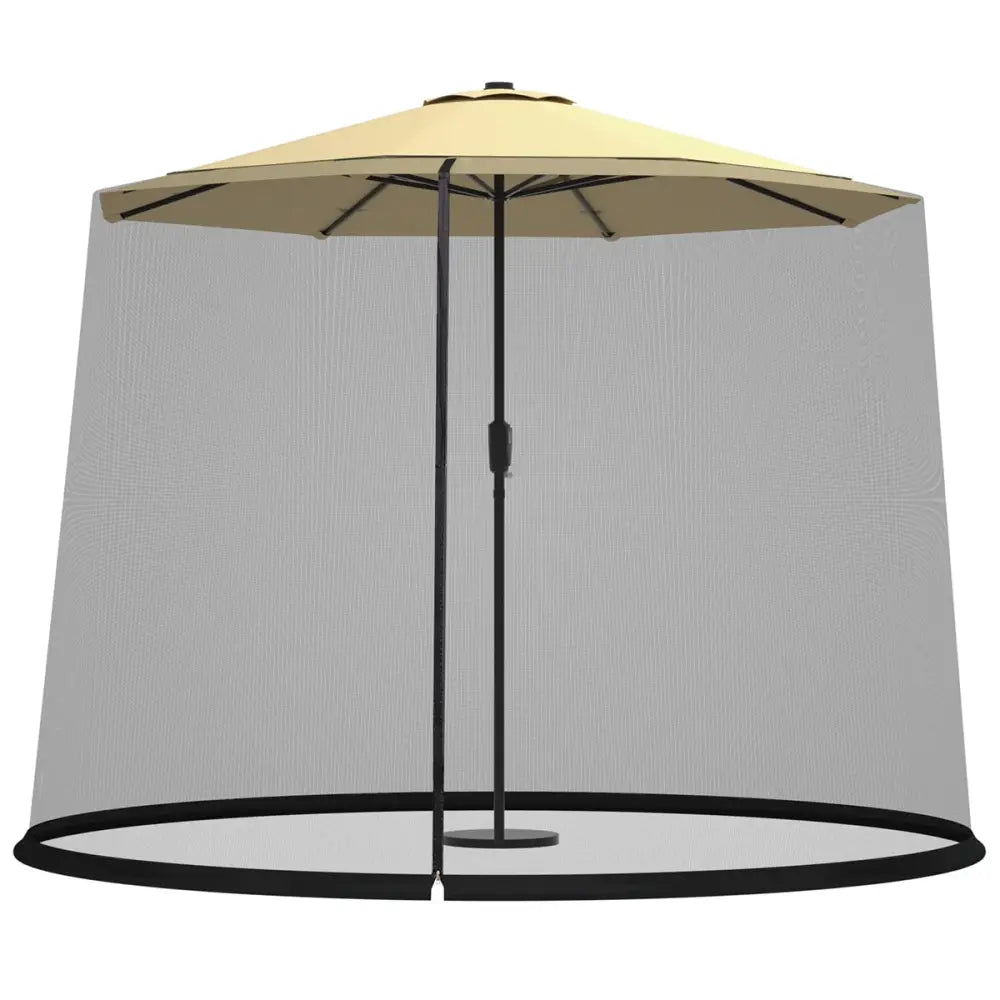 9 -10 Feet Outdoor Umbrella Table Screen Mosquito Bug Insect Net - Outdoor Umbrellas