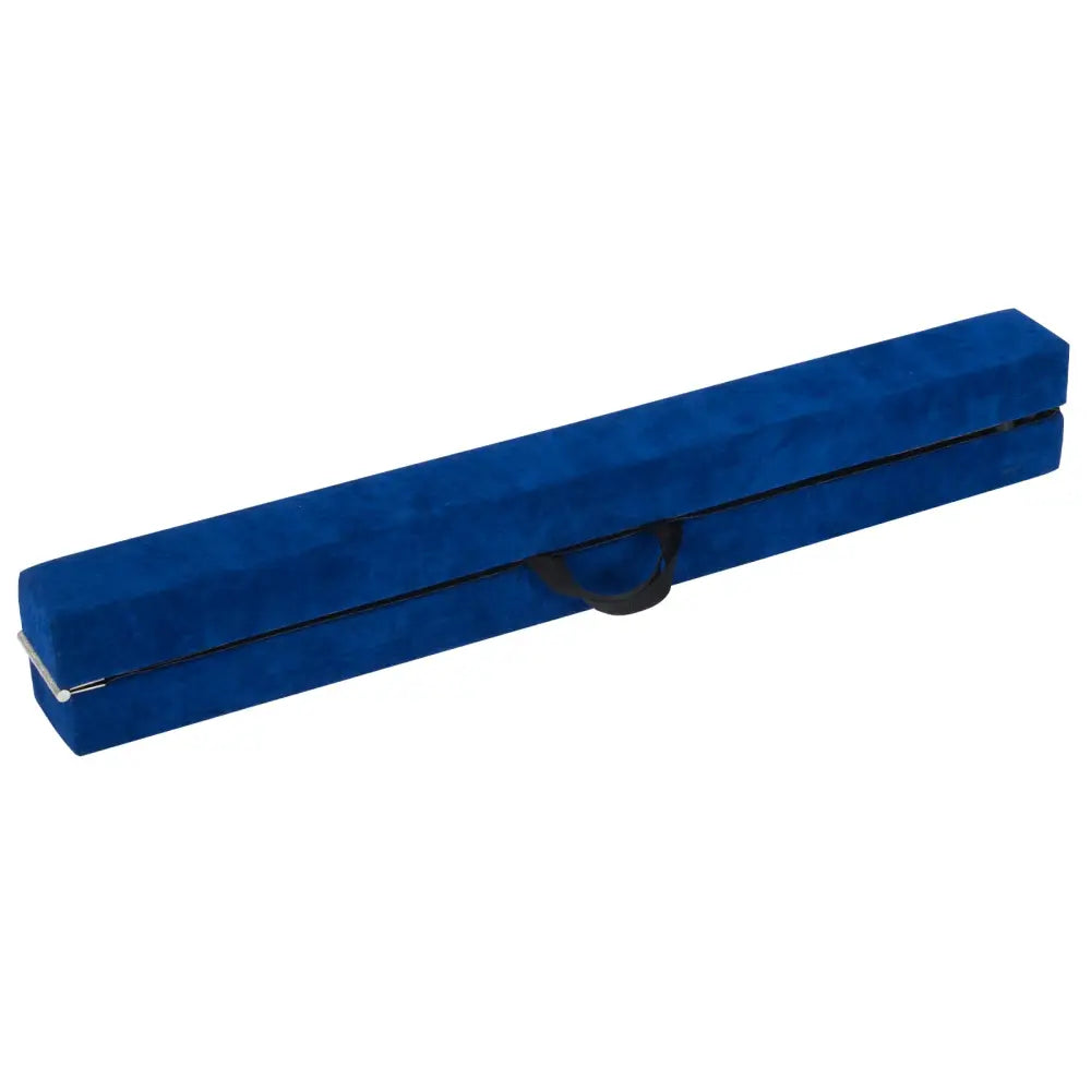 9 FT Folding Gymnastics Balance Beam with Anti-slip Base and Pine Wood Frame-Blue - Blue - Yoga & Gym Mats