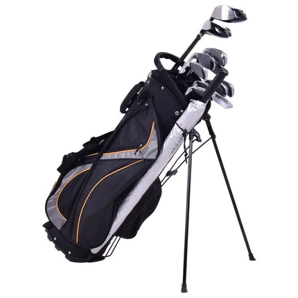 9 Inch Golf Stand Bag Divider Carry Pockets Storage - Black - Golf