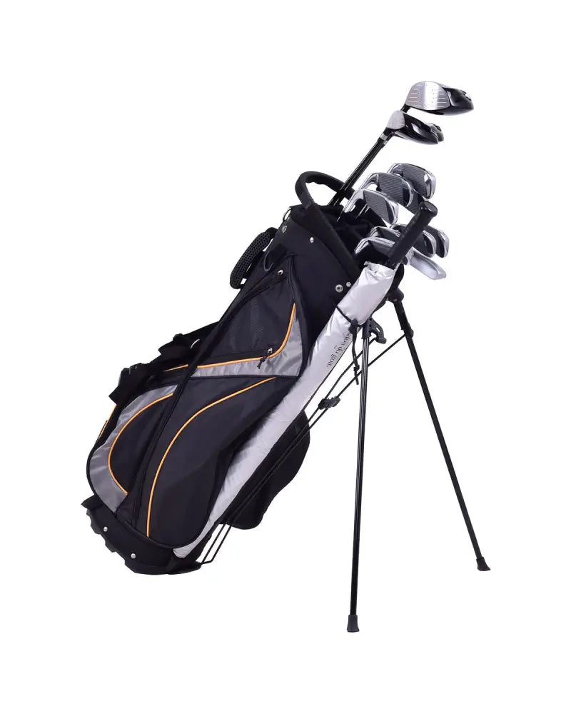 9 Inch Golf Stand Bag Divider Carry Pockets Storage - Black - Golf