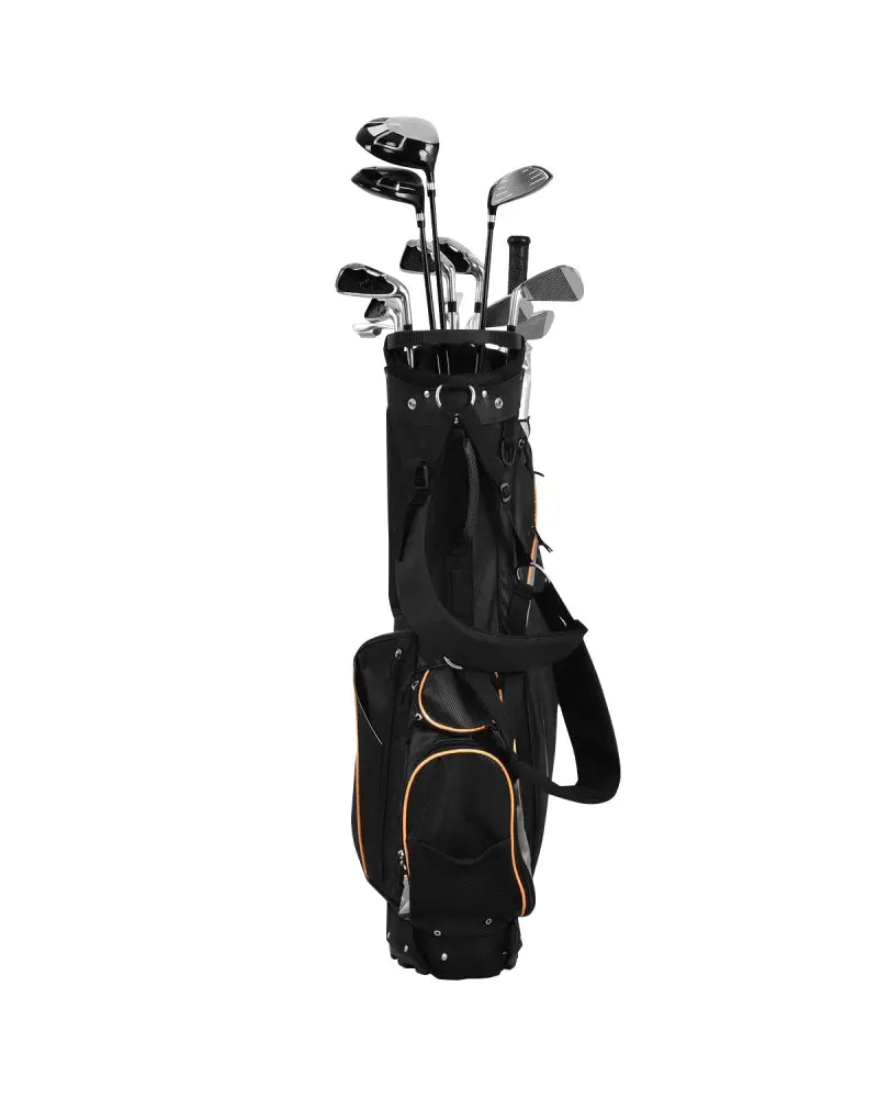 9 Inch Golf Stand Bag Divider Carry Pockets Storage - Black - Golf