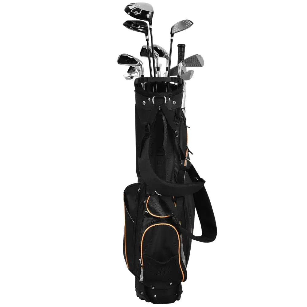 9 Inch Golf Stand Bag Divider Carry Pockets Storage - Black - Golf