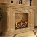 9 PCS Ceramic Fireplace Logs Set Realistic Artificial Gas Fireplace Logs - Fireplace Tools