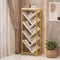 9 - Tier Freestanding Bookcase for Hardcover Books - White - Oasis Home Essentials