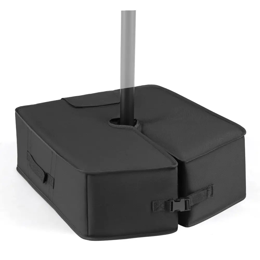 90 LBS Sand-fillable Umbrella Base Weight-Black - Black - Outdoor Umbrella Bases