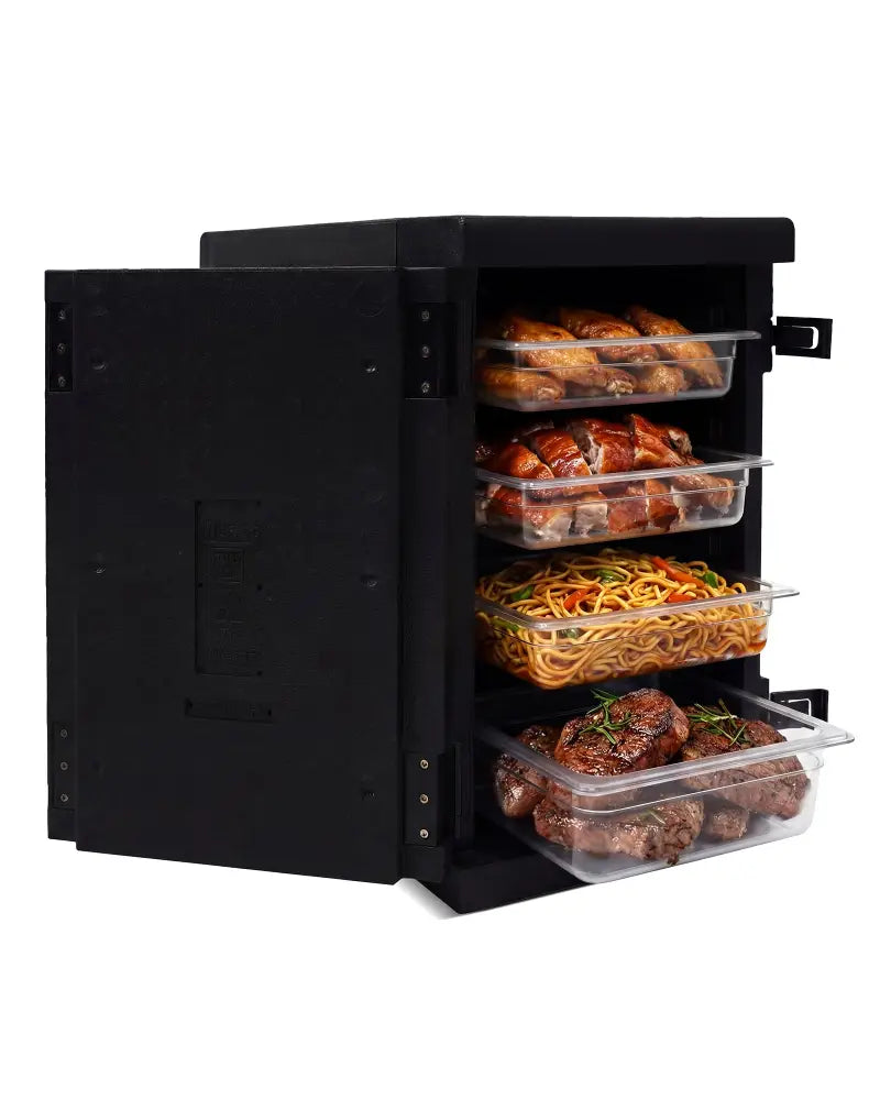 91 Qt Insulated Food Pan Carrier with Safety Buckles - Coolers