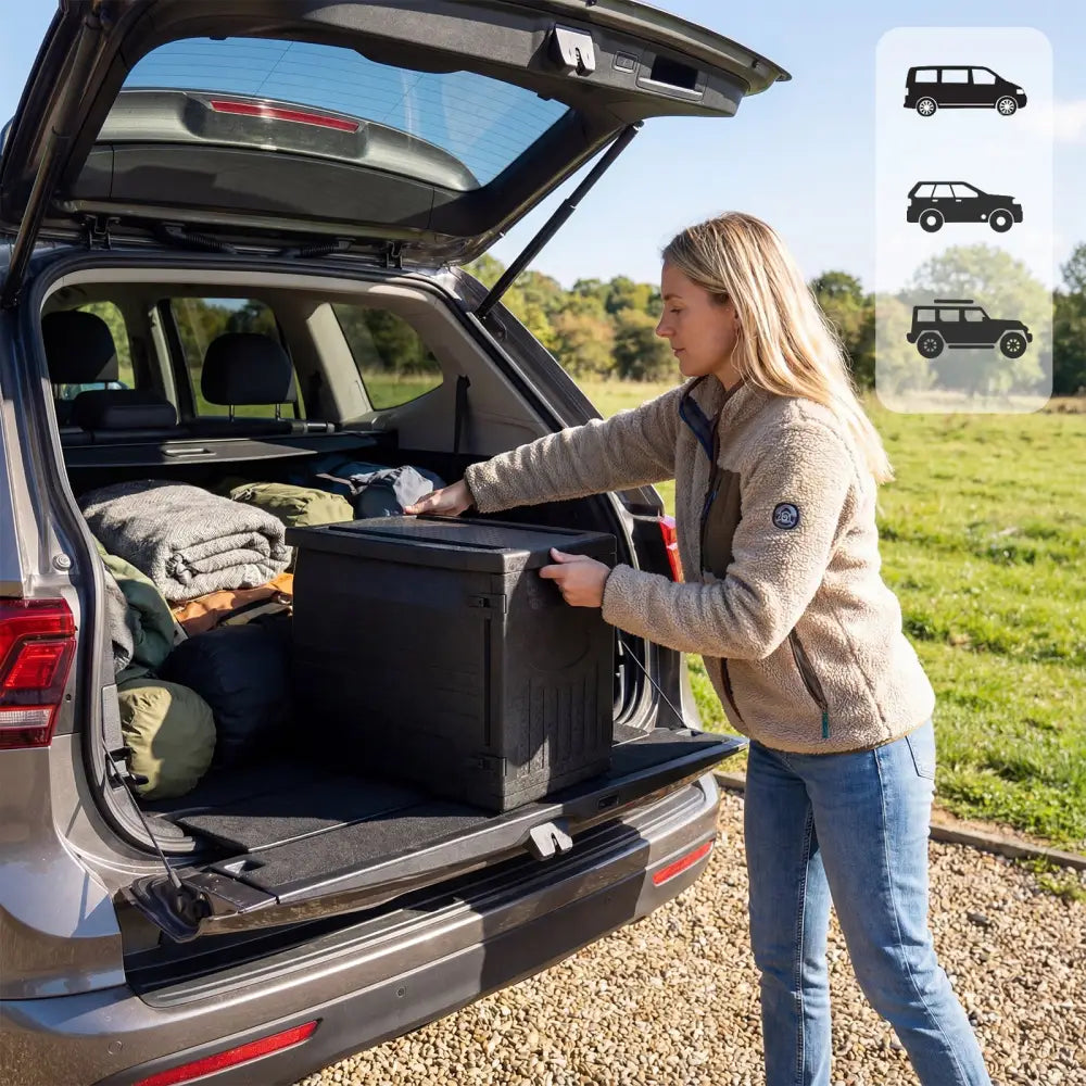 91 Qt Insulated Food Pan Carrier with Safety Buckles - Coolers
