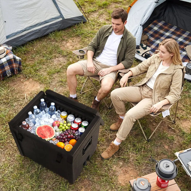 91 Qt Insulated Food Pan Carrier with Safety Buckles - Coolers