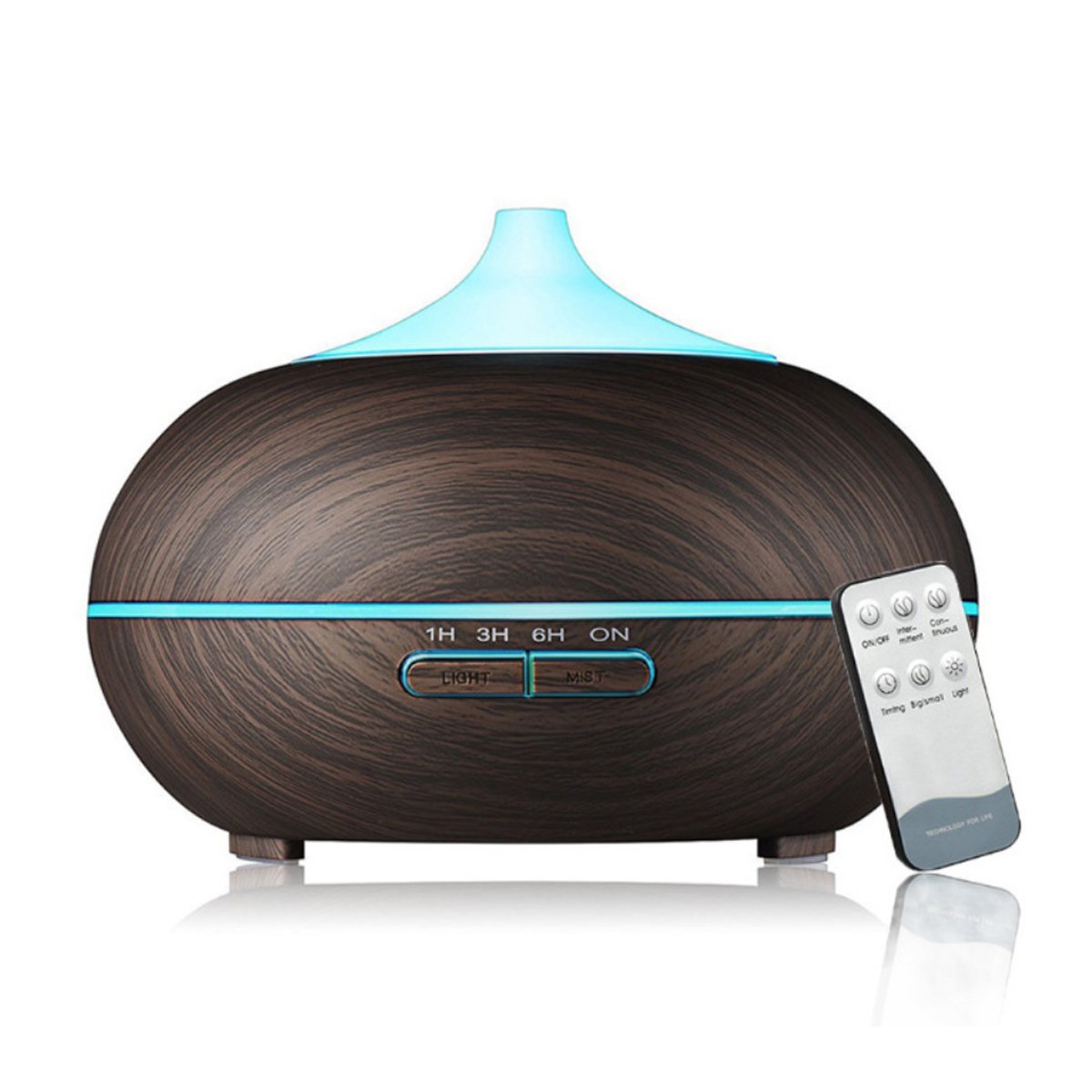 Mistyrious Essential Oil Humidifier | Natural Oak Aroma Diffuser