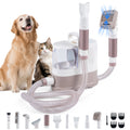 9-in-1 Dog Grooming Vacuum Kit for Shedding with 3 Suction Modes and Clippers for Dogs and Cats Home Cleaning